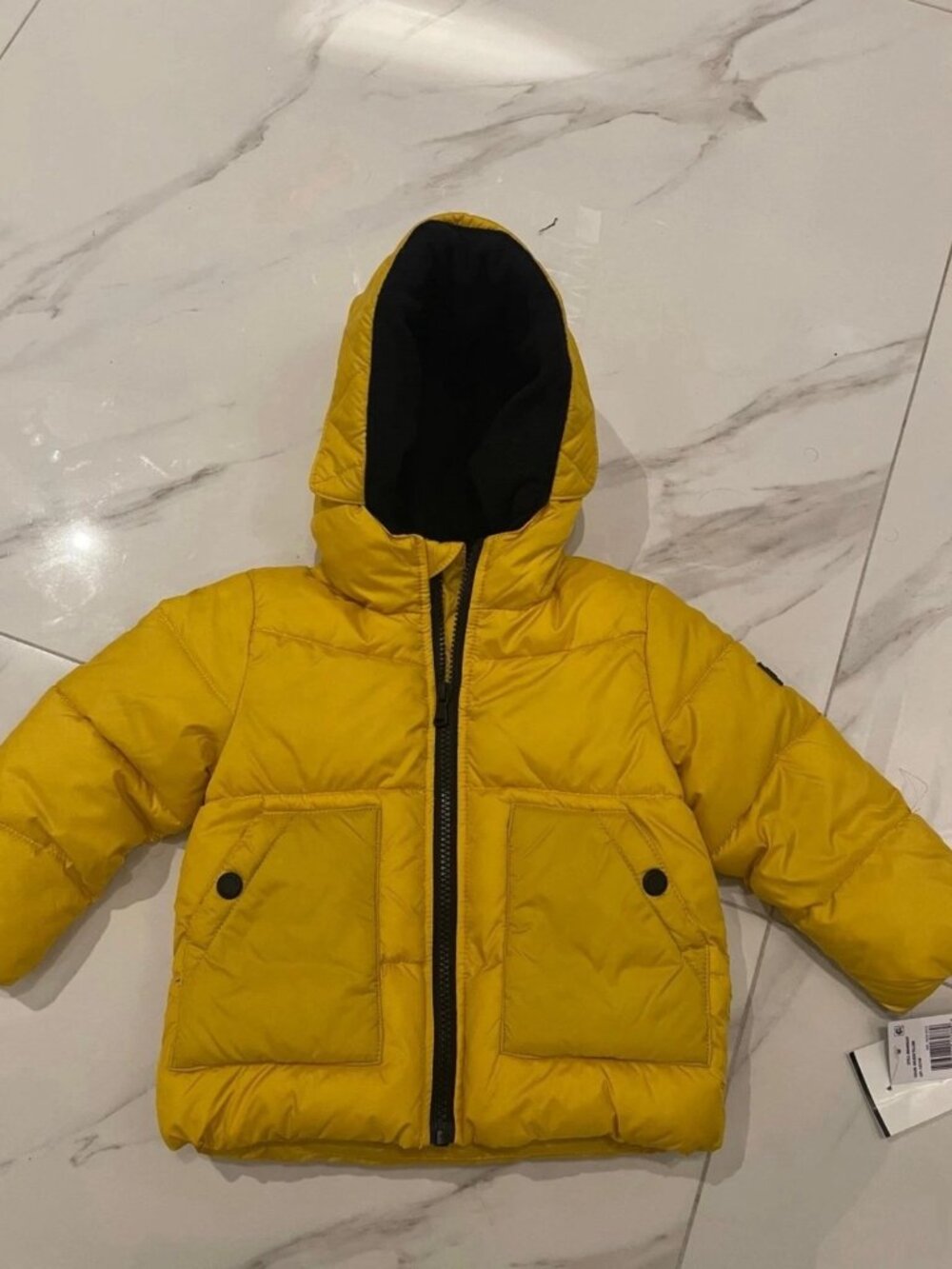 Michael Kors Baby Puffer Jacket 24M Golden Yellow New with Tags